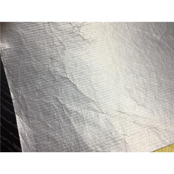 Buy Silver Color Polyurethane Synthetic Leather 50g/㎡ Gram Weight 150cm Width at wholesale prices