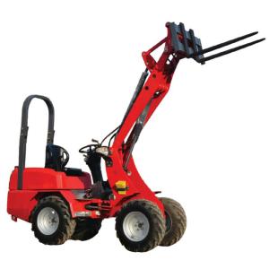 18.2KW Small Hydraulic Wheel Loader KUBATA Engine Mini Compact Wheel Loader