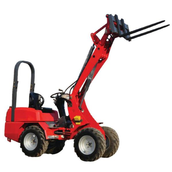 18.2KW Small Hydraulic Wheel Loader KUBATA Engine Mini Compact Wheel Loader