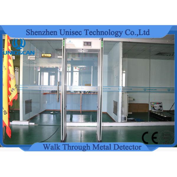 Buy Battery Backup Arch Metal Detector Walk Through 45 Zones For Embassy Security Check at wholesale prices