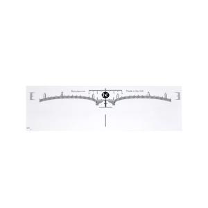 16.9 *5.6cm Eyebrow Tool Ruler White Simple And Practical Brow Lamination