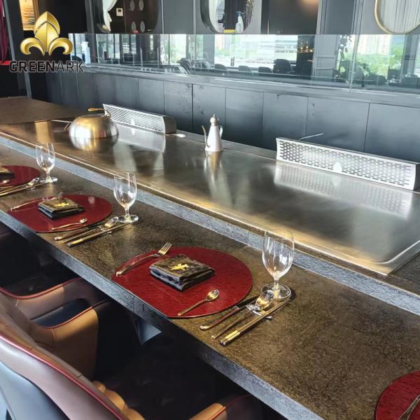 Buy Commercial Hibachi Grill with Custom Flat Alloy Steel Surface at wholesale prices