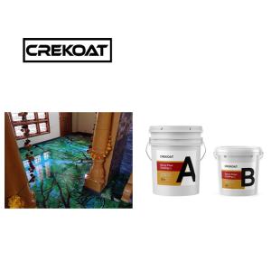 Drying Acid Resistant Epoxy Resin Floor Coating Dust Free 3mm Self Leveling