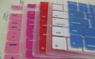 silicone Blue / Pink / White / Red Keyboard Protector Laptop / protective