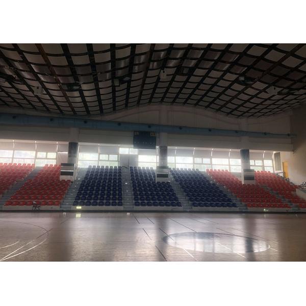 Buy Indoor Arena Stage Seating Plastic Gym Seats With Double Wall Backrest at wholesale prices