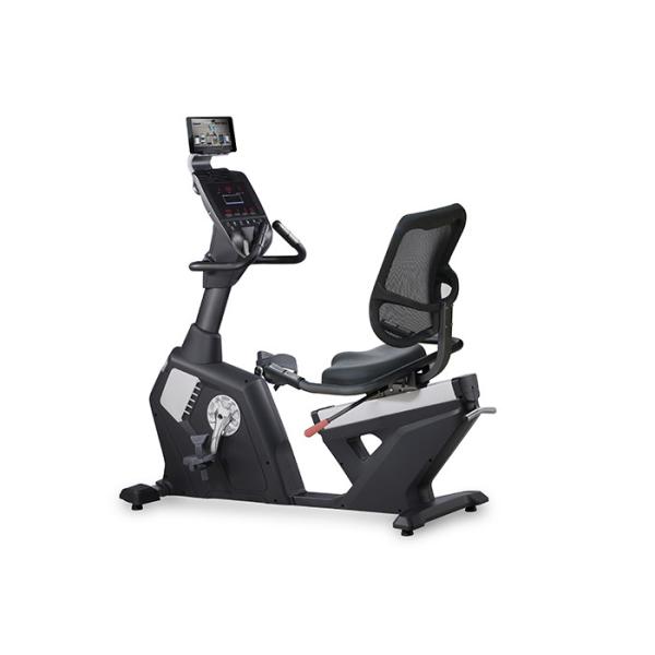 PP Materials Stationary Exercise Bike , Body Fit Resistance Control Recumbent