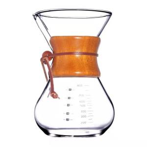 Restaurants' Essential 800ML Insulated Glass Coffee Maker Dripper Set with