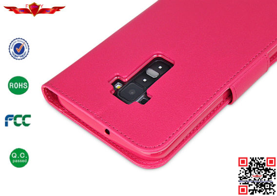 Ultra Slim High Quality Colorful PU+TPU Flip Wallet Leather Cover Case For LG G Flex F340
