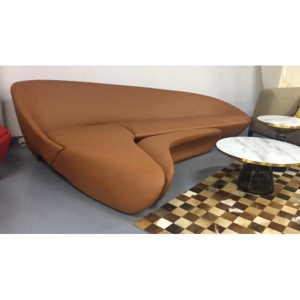 Moon Shaped Modern Classic Sofa / Zaha Hadid Half Moon System Sofa