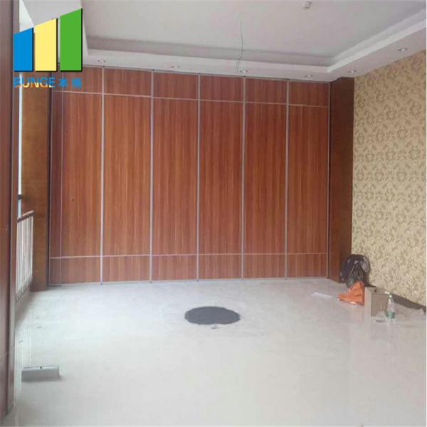 Interior Temporary Sound Proof Partition Wooden Folding Door Partition For Classroom