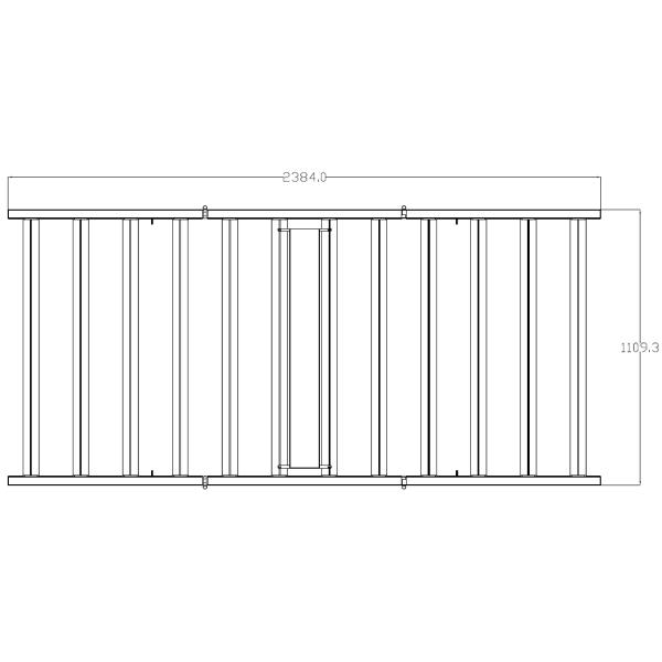 One Channel Foldable 1.1x2.4m 1200W LED Grow Light For Indoor Plant