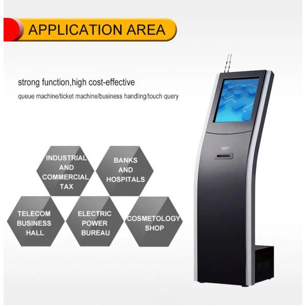 Self Service Ticket Print Terminal Kiosk Multifunction Self Service Terminal With Gift Card Dispenser