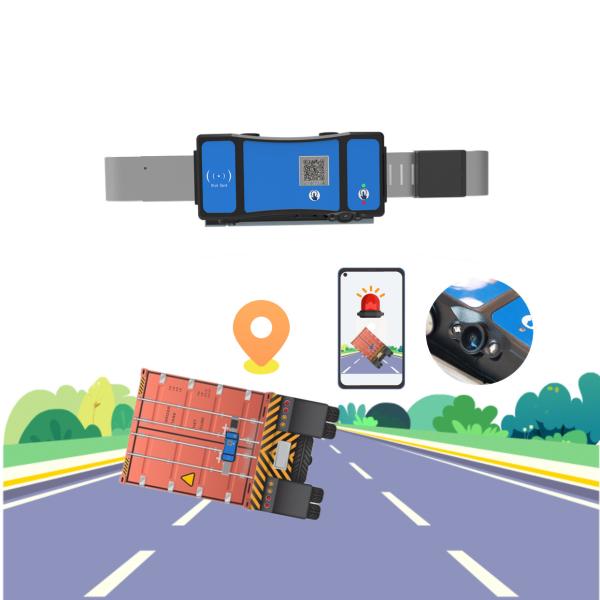Buy Container Security Dashcam GPS Tracker Lock Surveillance Remote Monitoring Tamper Detection at wholesale prices