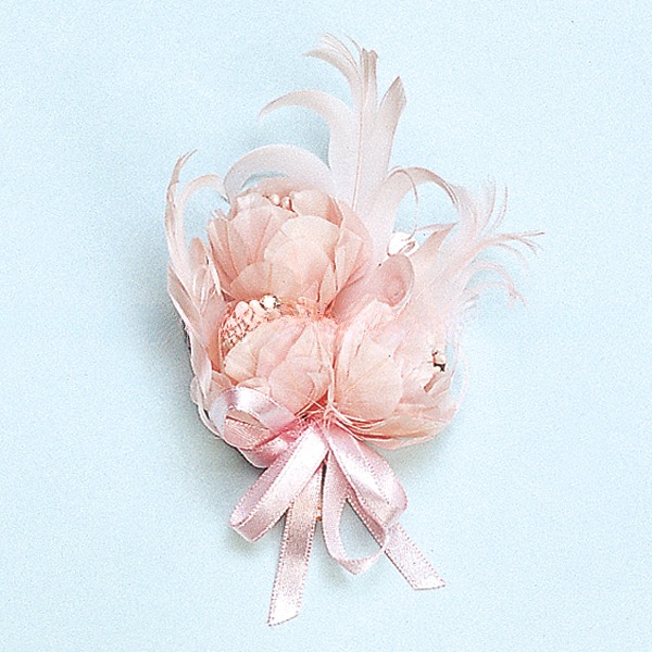 Customizable Goose Feather Flower Mount with Wire Accessory Patterned TNT Shipping