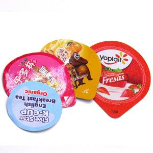Customized Precut Yogurt Container Lids Nespresso Capsule Aluminum Foil 70mm
