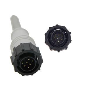 Grey TPU IBP Cable For GE Marquette 7 Pin To Argon transducer