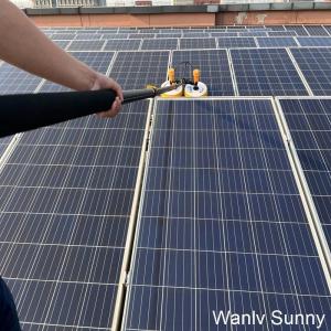 10-Cm Soft Bristle Car Wash Brush with 8-Meter Water and Electricity Parallel