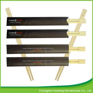Restaurant Custom Disposable Bamboo Chopsticks 24cm Biodegradable