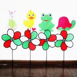 Spring Yard Spinner bunny duck frog turtle