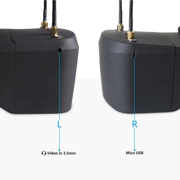 5.8G 40CH 5 Inch Drone FPV Goggles Video Headset HD DVR Diversity Receiver