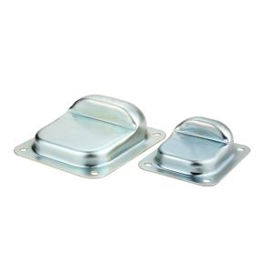 Silver Zinc Plated Metal Gate Stopper Adjustable