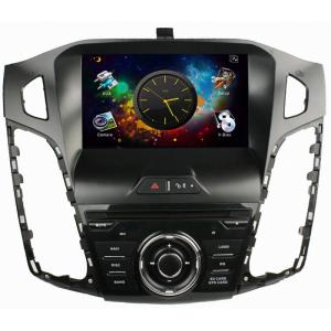 Ouchuangbo one din 8 inch car auto radio for Ford Focus 2012 with 3D RDS