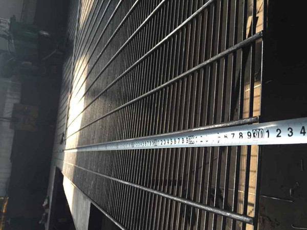 high security fence panels, pvc coated clearvu no climb fence