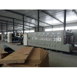 Fully Automatic Corrugated Box Making Machine / Carton Printer Folder Gluer