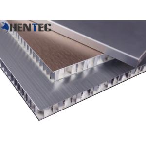 Anodized Construction Aluminum Profile Aluminum Honeycomb Panel With Brushed Finish
