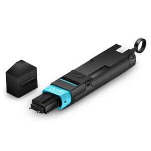 Fiber Adapter Connectors LSZH OM4 MTP Patch Cord Fast Connector 8 12 24 Core