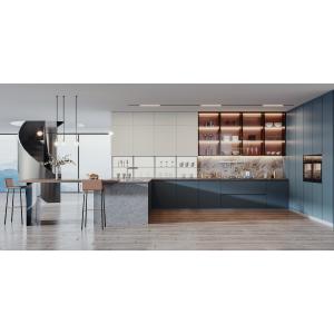 Modern Modular Kitchen Cabinet with MDF Door & Particle Board Carcase