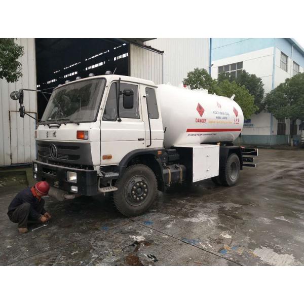 Buy ASME 5t Propane Gas Tanker , 15cbm Dongfeng Propane Cylinder Truck at wholesale prices