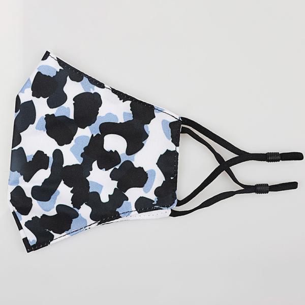 Anti Haze Reusable Leopard Fabric 2 Layer Cotton Mask
