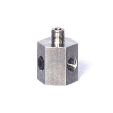 Hex part with machined finish aluminum Accurate Precision Fasteners