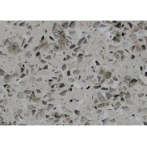 Non - Porous Artificial Quartz Stone / Smooth Engineered Granite Countertops