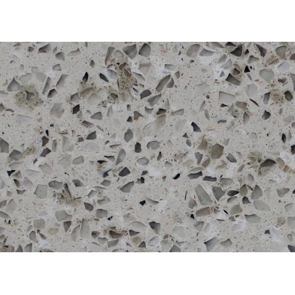 Buy Non - Porous Artificial Quartz Stone / Smooth Engineered Granite Countertops at wholesale prices