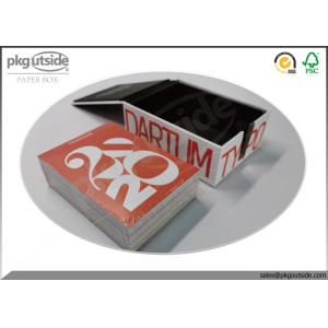 Handmade 2 Pieces Paper Rigid Gift Boxes In Glossy Film Lamination