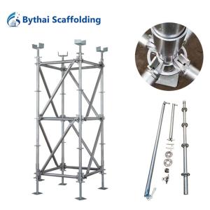 Quality Galvanized Q355 2m EN12811 Certified Layher Ringlock Scaffolding Manufacturer for sale