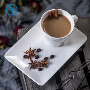 China Savall Rectangle Fine Bone China Breakfast Cup And Saucer on sale