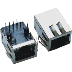 Quality Single Port RJ45 Modular Jack Connector for sale
