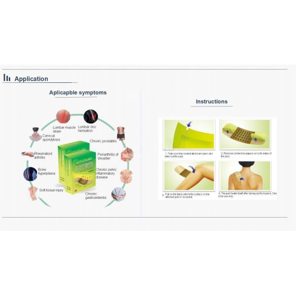 Natural Heating Pain Relief Therapy Patch Long Warming Effect For Knee / Foot