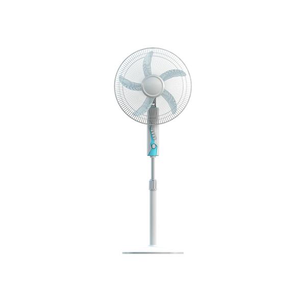 Garden Or Backyard High Speed Pedestal Fan Three PP Blades 47 Watt Schuko Plug