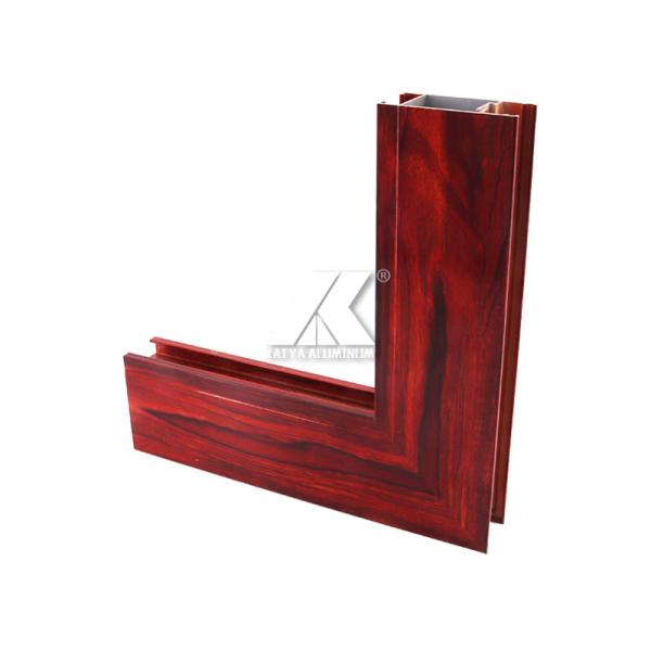 Customized Extruded Alloy Aluminum Door And Window Frames - Buy Wood grain Aluminum Door And Window Frames