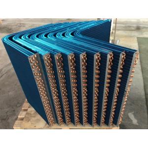 Alvanized Plate Chiller Condenser Coil Copper Tube Air Conditioner