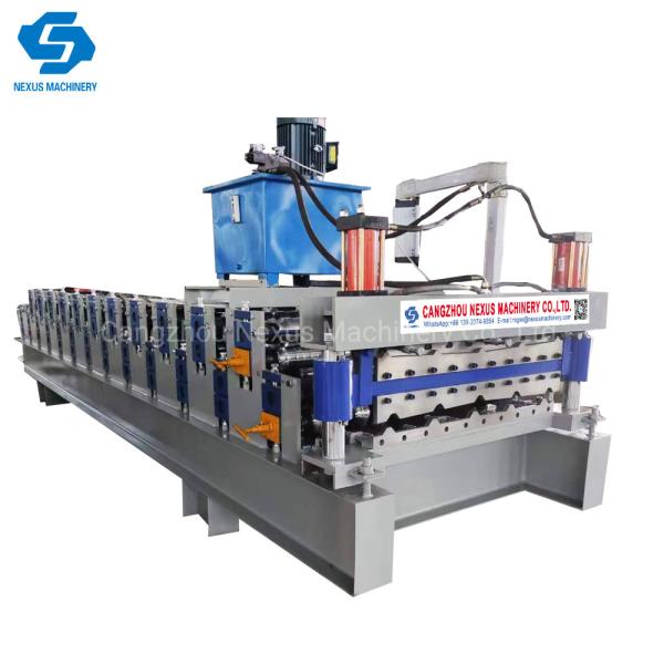 Buy                  European Standard Double Layer Trapezoid Profile Sheet Cold Rolling Machine              at wholesale prices