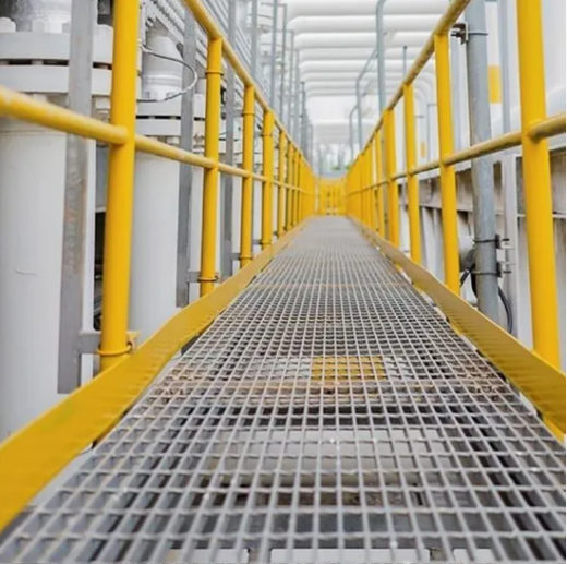 Customizable Construction Tank Walkway with High Zinc Coating Steel Grating Platform