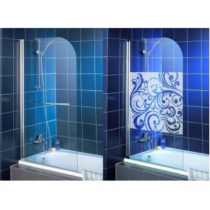 High Purity Clear Bath Shower Screen , Single Tempered Glass Panel