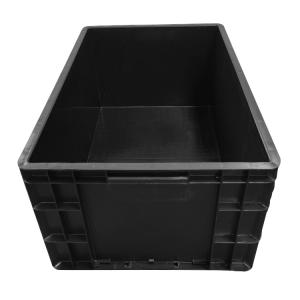 Black Embossing Esd Plastic Bins Anti Static 600x400x330mm
