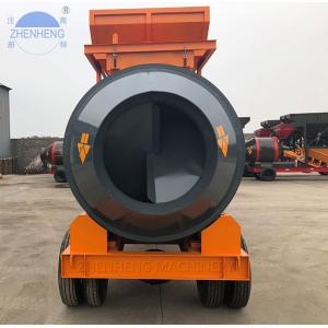 Drum Mixer YHZM25m3 Portable Concrete Batching Plant Double Tyres
