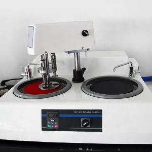 Double Disks Metallographic Grinding Machine With Stepless Speed 50rpm - 1000rpm